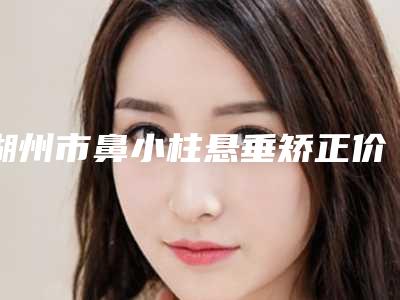 湖州市鼻小柱悬垂矫正价格(价目)更新一览(近6个月均价为:36089元)